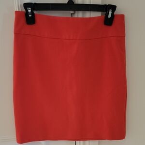 Banana Republic Vibrant Red Pencil Skirt